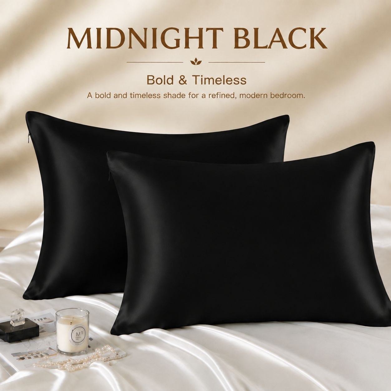 Veloura 22 Momme Mulberry Silk Pillowcase – Luxury Sleep Essentia