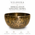 Veloura Handcrafted Himalayan Singing Bowl for Meditation & Sound Healing