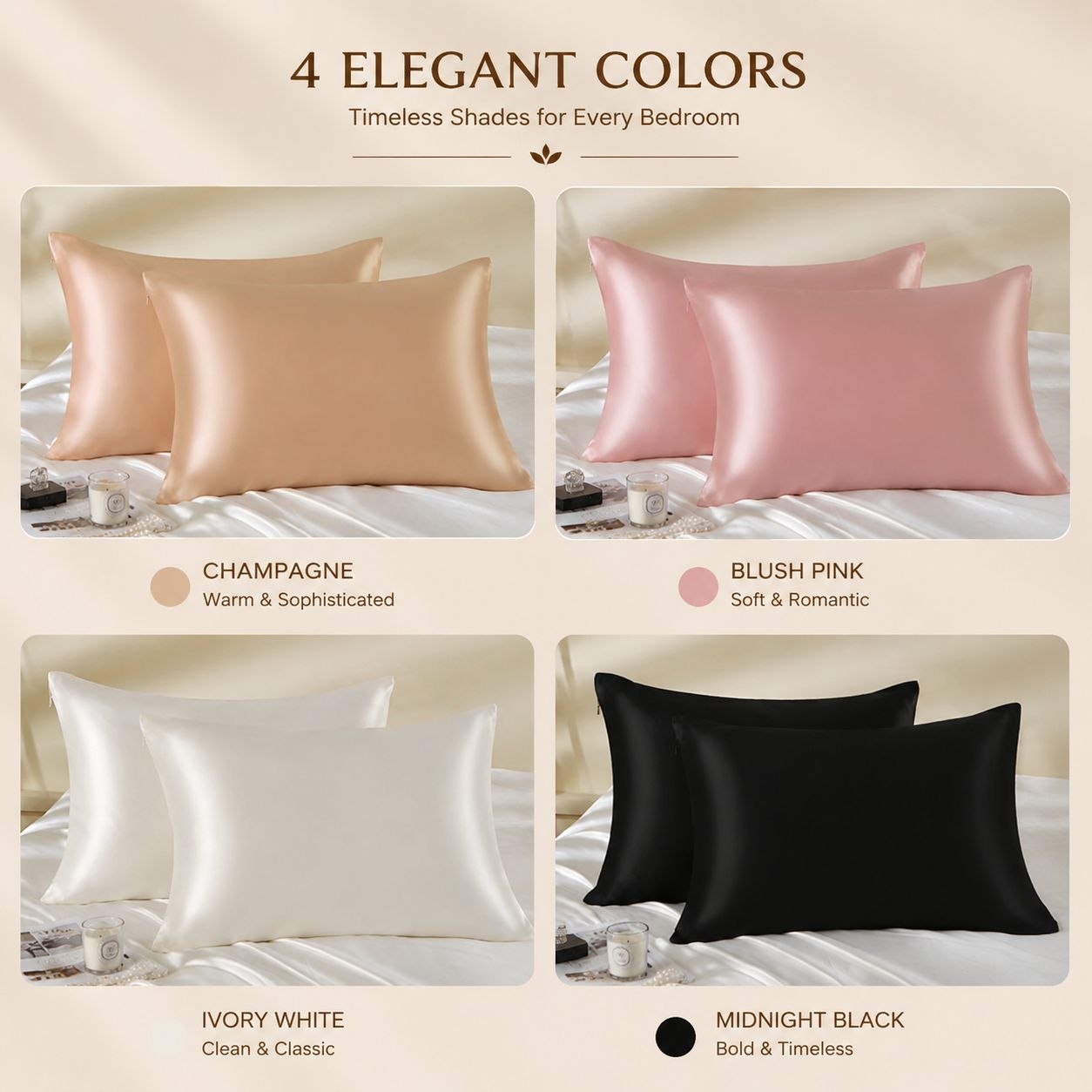 Veloura 22 Momme Mulberry Silk Pillowcase – Luxury Sleep Essentia