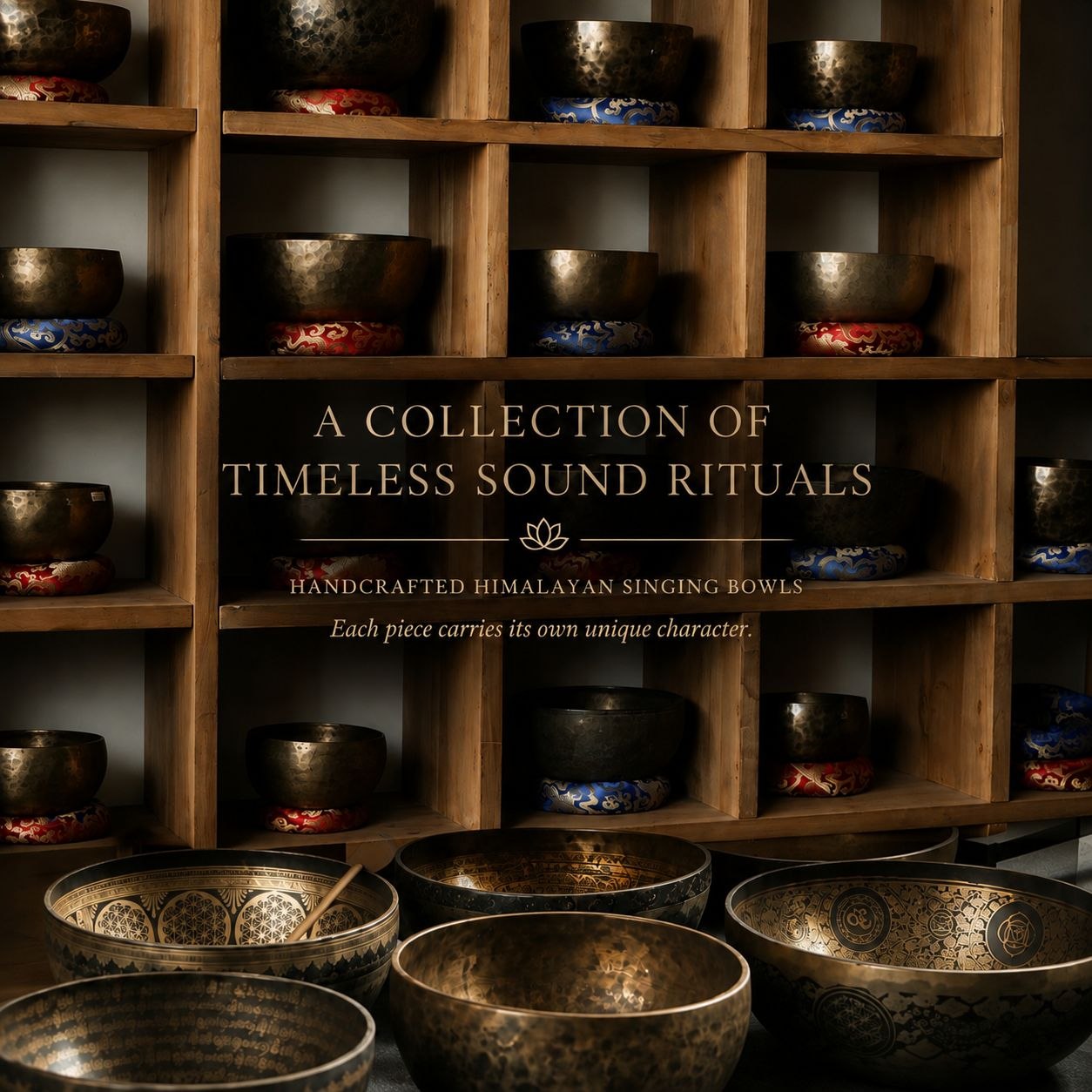 Veloura Handcrafted Himalayan Singing Bowl for Meditation & Sound Healing