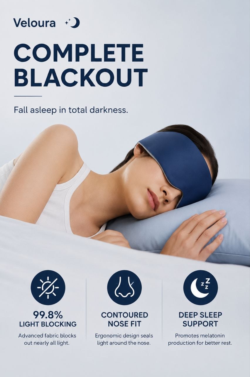 Veloura Weighted Sleep Mask