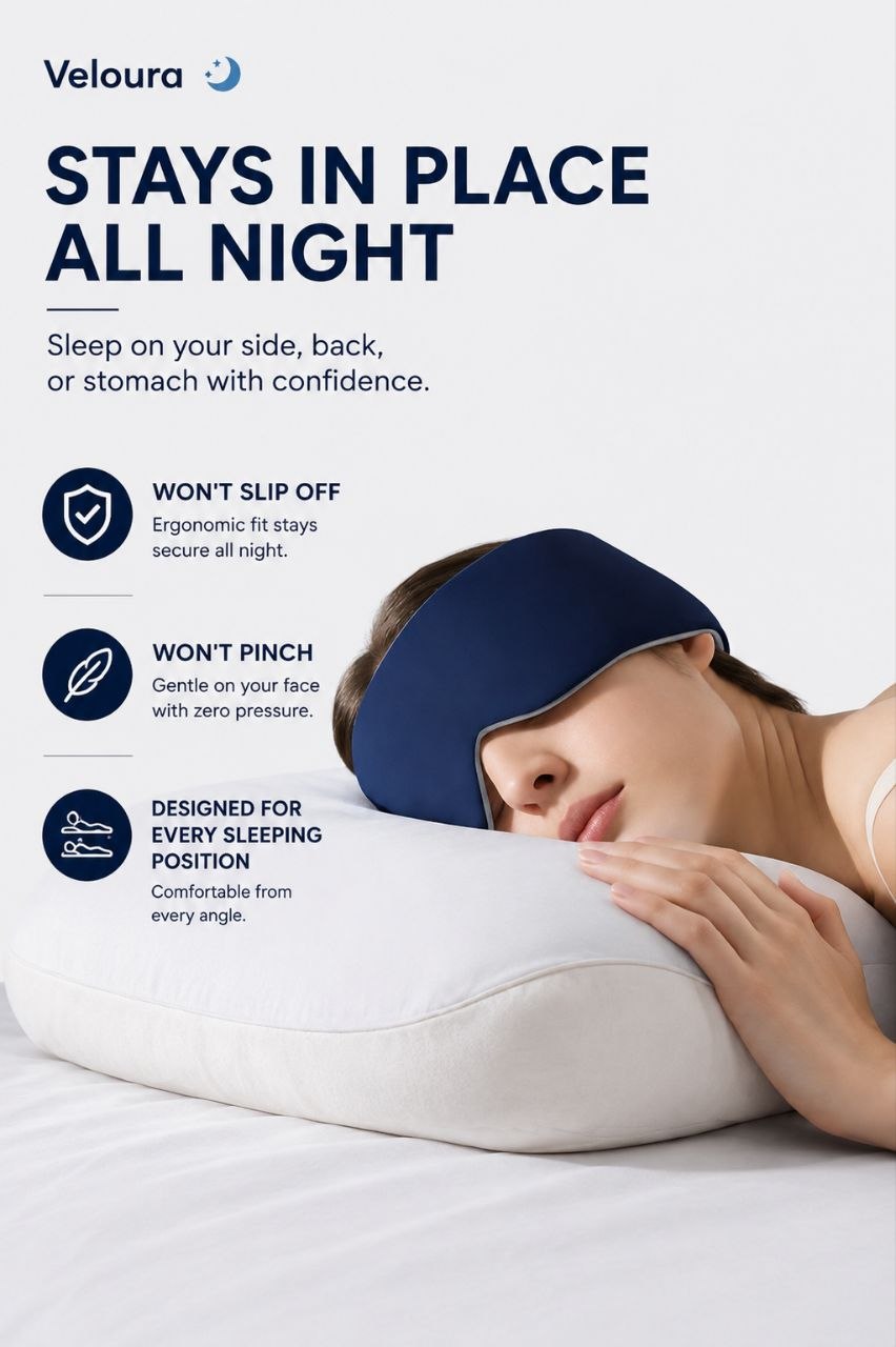 Veloura Weighted Sleep Mask