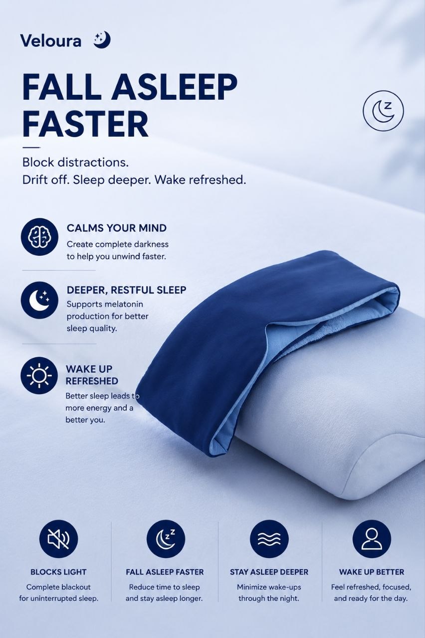Veloura Weighted Sleep Mask